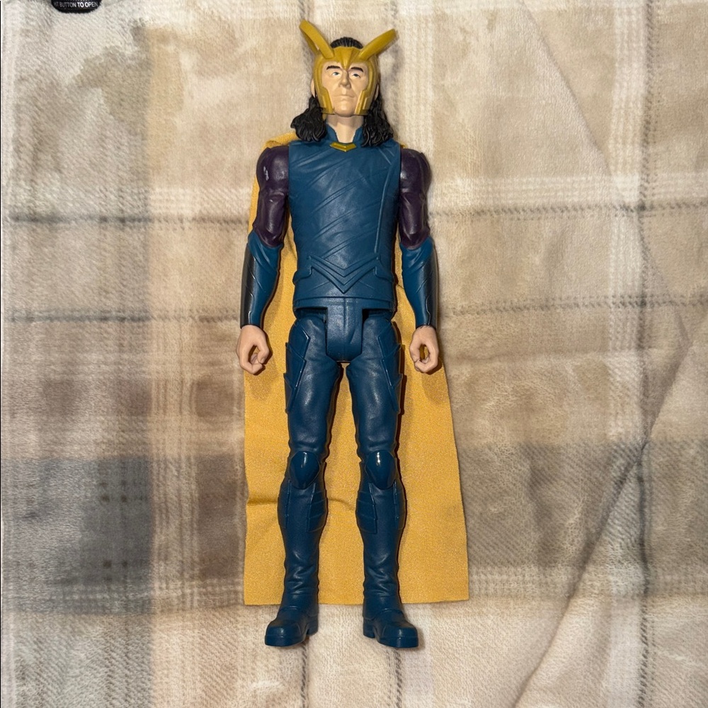 Marvel Action Figure with Blue and Yellow Costume
